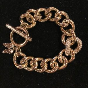 Victoria Secret Paved Gold Bracelet
